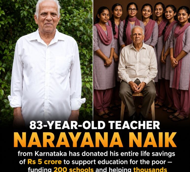 83-year-old retired Karnataka teacher K. Narayana Naik helping students access scholarships